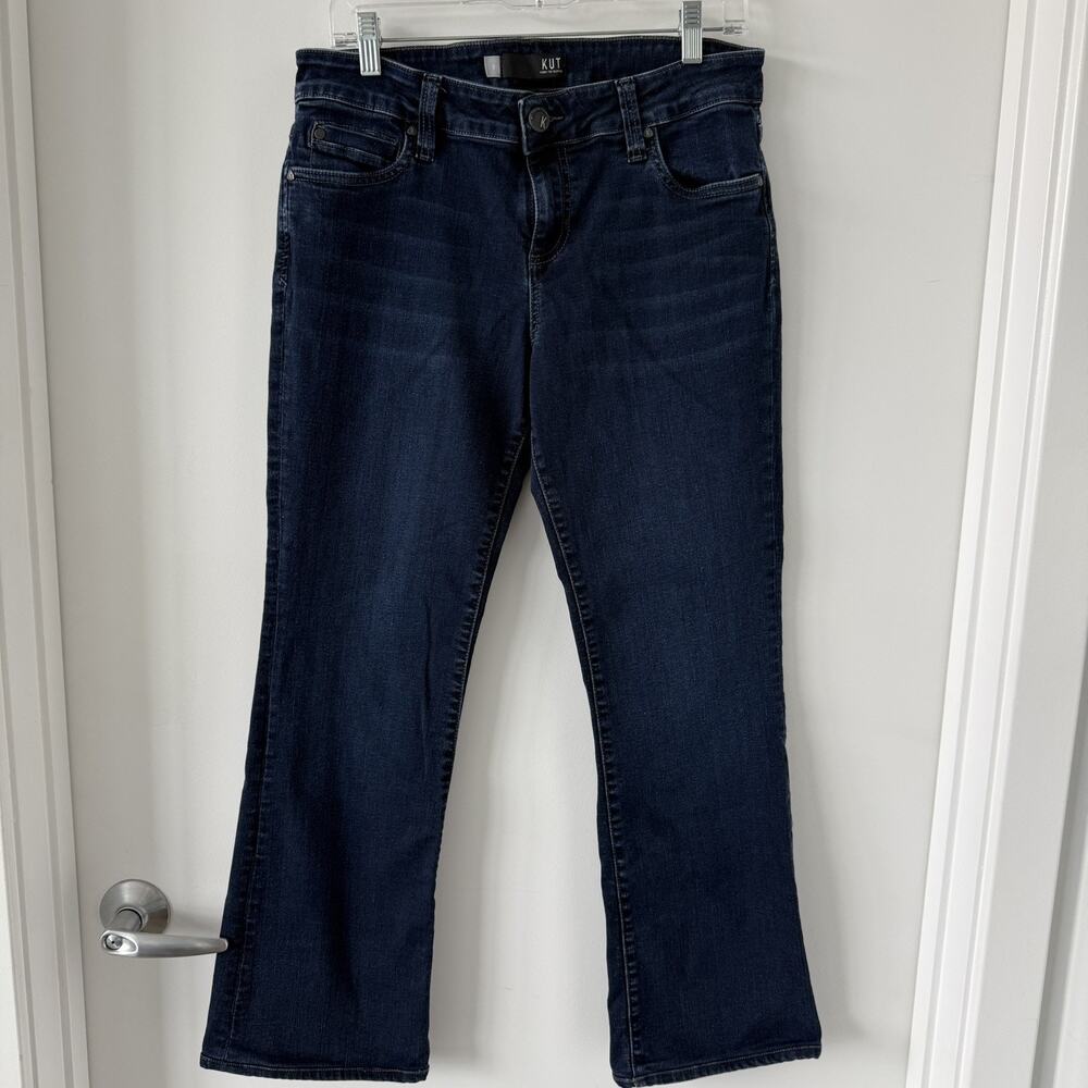 KUT from the Kloth Natalie High Rise Bootcut Jeans Women’s Size 8 dark wash